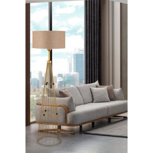 Opviq podna lampa 20589, 1 × E27, braon / antik Cene