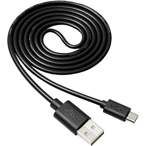 Akyga USB kabel USB-A vtič\, USB-mikro-B vtič 1.00 m črna AK-USB-21, (20578061) Cene