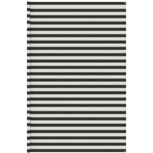 vidaXL Preproga za šotor antracitna in bela 400x500 cm HDPE Cene
