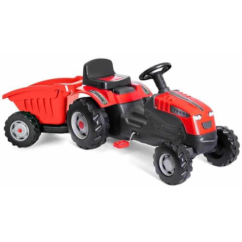  Dečiji traktor na pedale 959 sa prikolicom - crveni Cene