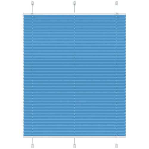 vidaXL Plisirana žaluzija Modra 105x150 cm Širina tkanine 104,4 cm Cene
