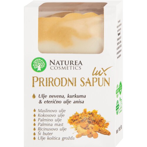 Nepoznato NATUREA sapun ulje nevena kurkuma anis 115g Cene