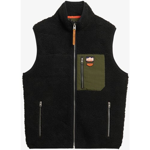 Superdry Brezrokavnik oliva / oranžna / črna / bela Cene