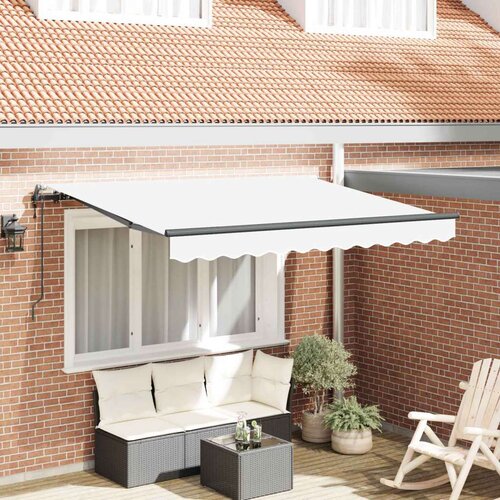 Tenda Bijelo 250 x 200 cm tkanina Cijene