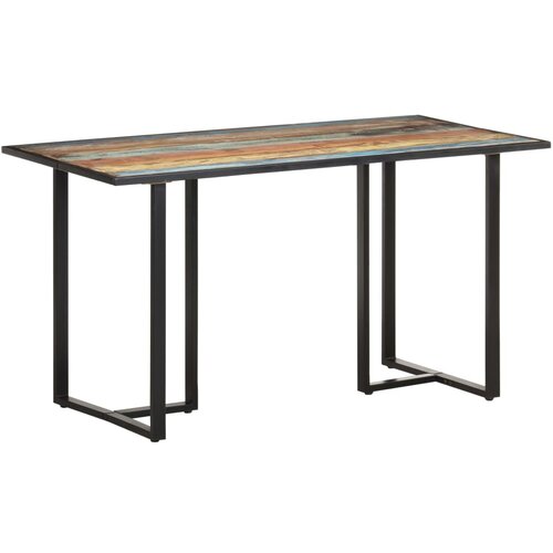  Blagovaonski stol 140 cm od masivnog obnovljenog drva Slike