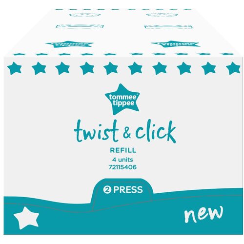 Sangenic "twist & click" kazeta antibakterijskom folijom - citrus Cene