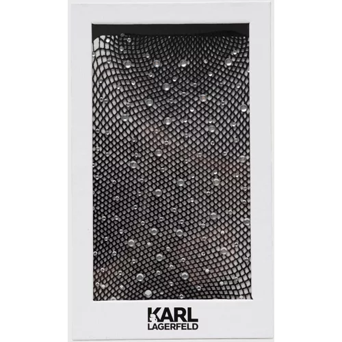 Karl Lagerfeld Hlačne nogavice črna barva