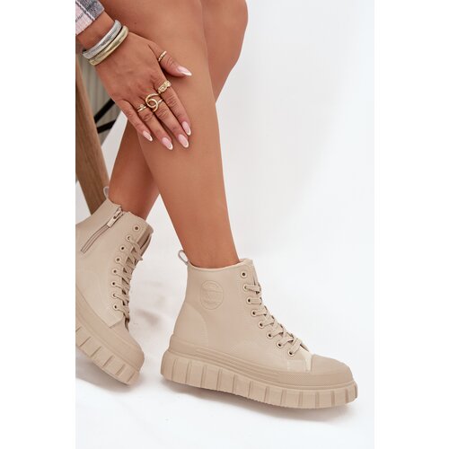 Big Star Insulated Women&amp;#039;s Sneakers on Platform Made of Eco Leather Big Star Slike