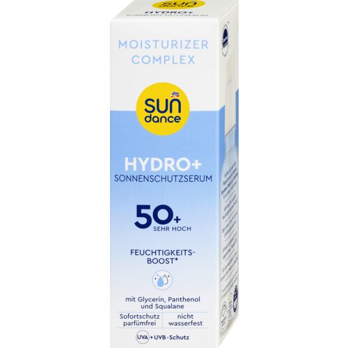 sundance HYDRO+ serum za lice za zaštitu od sunca sa veoma visokim faktorom zaštite, SPF50+ 50 ml Cene