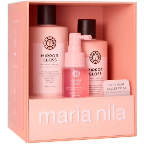 Maria Nila Mirror Gloss Holiday Box poklon set za sjajnu i mekanu kosu Slike