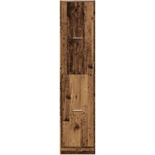 VidaXL Ormarić za lijekove boja starog drvo 40x41x174,5 cm drveni Slike