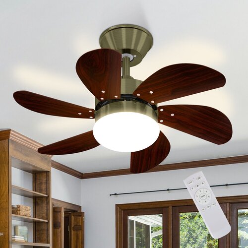 Nettlife stropni ventilator, bel, z lučjo, daljincem, tih, s časovnikom, 6 lopatic, za spalnico, (22149657) Cene