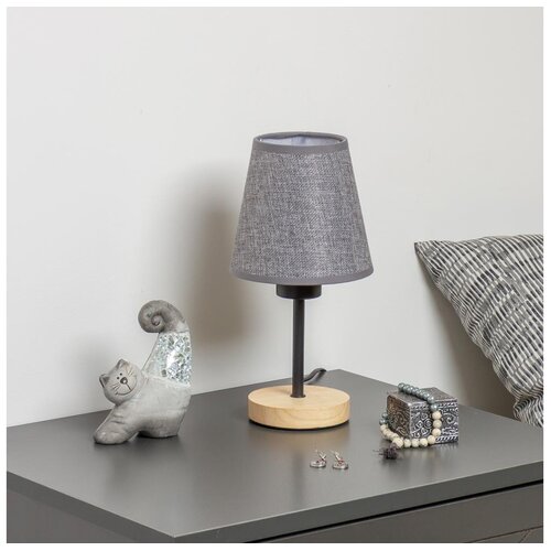  Brilagi - Stona lampa NUBILA WOOD 1xE27/25W/230V hrast/siva Cene
