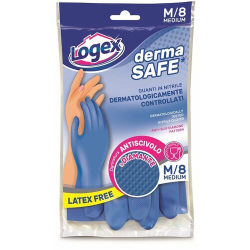 Logex nitrilne rukavice derma safe , veličina "M", za višekratnu upotrebu Cene