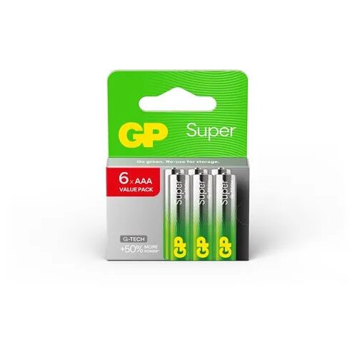 Gp baterije LR03-SBV6 AAA Super Alkaline Cene