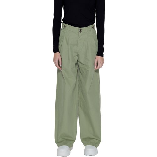 Only Lahkotne hlače &amp;amp; Harem hlače Onlettie Hw Pleat Wide Cc 15311375 Zelena Slike