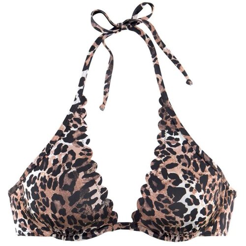 Lascana Bikini zgornji del &amp;#039;Lexa&amp;#039; bež / svetlo rjava / temno rjava Slike