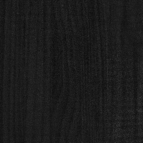  za knjige / pregrada crni 80x35x103 cm od borovine Slike