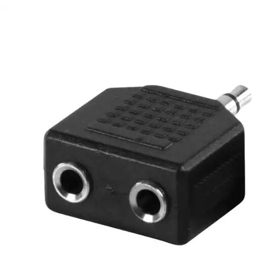Elementa Audio adapter 3.5mm/2x3.5mm m/2xf, Crni Cene