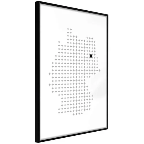  Poster - Pixel Map of Germany 40x60