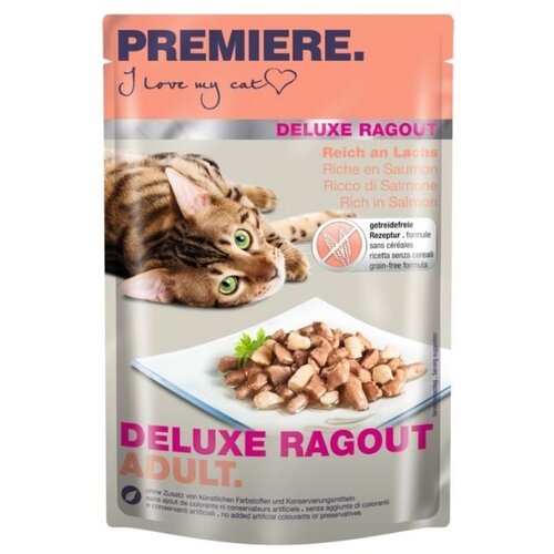 Premiere Cat Deluxe Ragu losos 85 g vrećica Cene