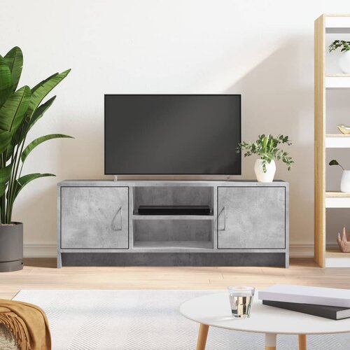 TV ormarić boja betona 102x30x37,5 cm od konstruiranog drva Slike