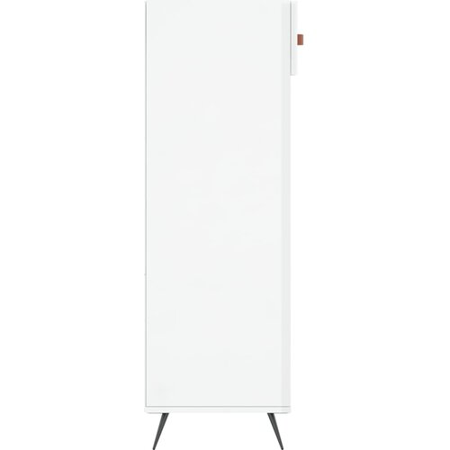  za cipele sjajni bijeli 60x35x105 cm konstruirano drvo Slike