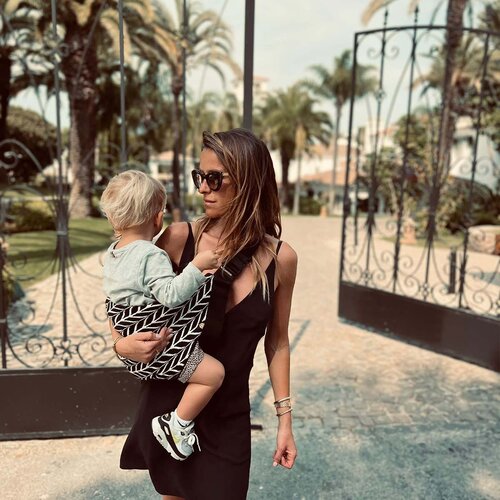 WILDRIDE ergonomska nosiljka za bebe do 20 kg premium collection feathers Slike