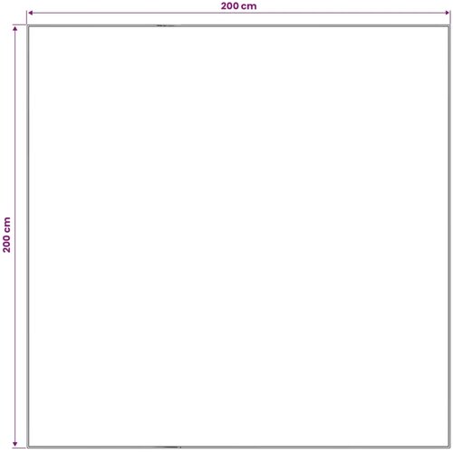  Tepih ORIZ &amp;Scaron;areni 200 x 200 cm 100% poliester - Svjetloplava 200 x 200 cm Slike