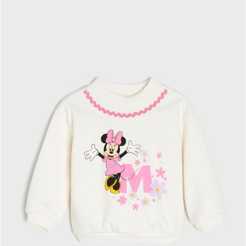 Sinsay Pamučna majica s ukrasnom trakom i Minnie Mouse printom Cene
