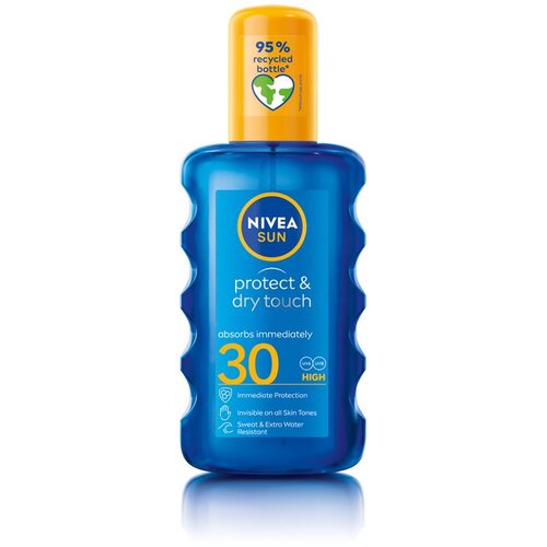 Nivea sun Protect & Dry Touch Invisible Spray SPF30 bezbojni sprej za sunčanje 200 ml Cene