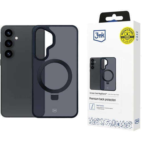 3mk OVITEK SMOKE CASE MAG&STOJALO ZA SAMSUNG GALAXY S25+ OVITEK S FUNKCIJO, (5000299886) Cene