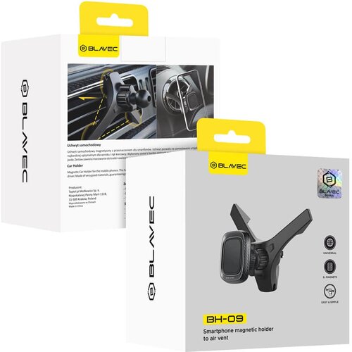 BLAVEC BH-09 Magnetni držač za ventilacijski otvor automobila (BH09-MAVB) crni Cijene