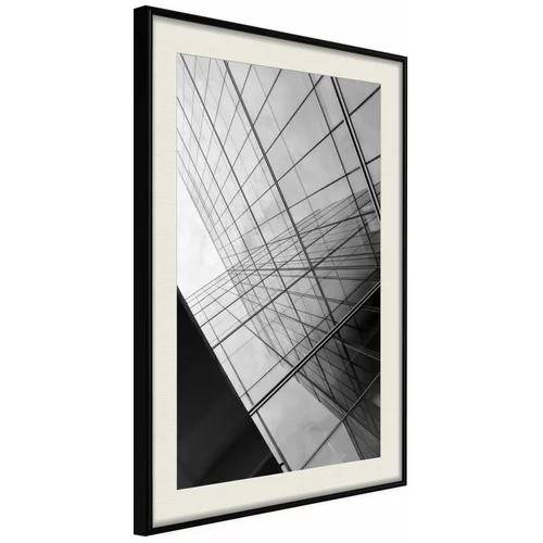  Poster - Steel and Glass (Grey) 30x45