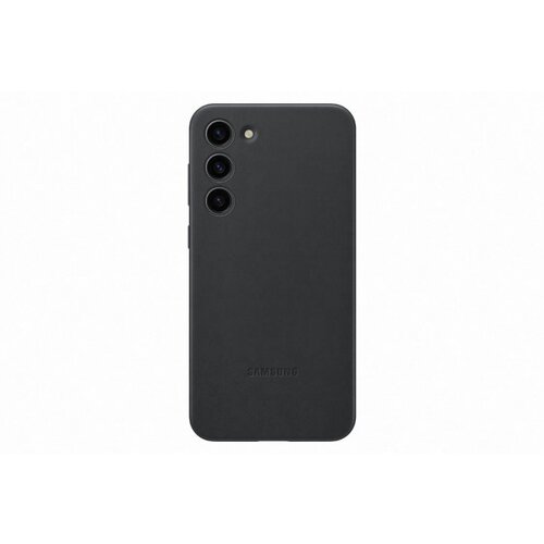 Samsung galaxy S23+ leather case black Slike
