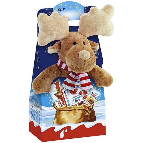 Kinder Novogodi&amp;scaron;nji paketić Maxi mix 133g + pli&amp;scaron;ana igračka Slike