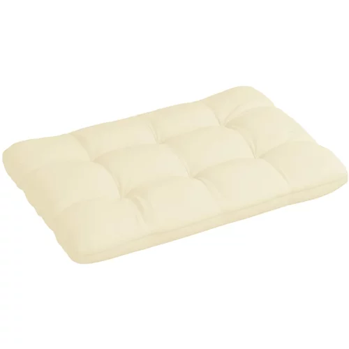  Paletni jastuk krem 120 x 80 x 12 cm od tkanine