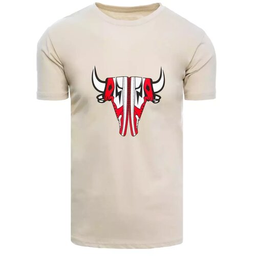 DStreet T-shirt męski beżowy Cene