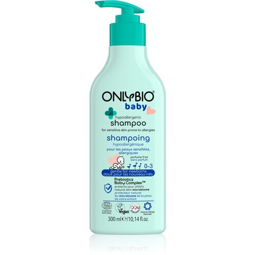 OnlyBio Baby Hypoallergenic blagi &amp;scaron;ampon za djecu od prvih dana 300 ml Slike