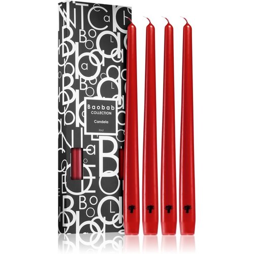 Baobab Candela Red sveča 4 kos Cene