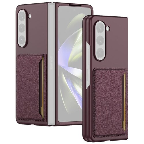 maska elegant card za samsung F946B galaxy z fold 5 5G ljubicasta Slike