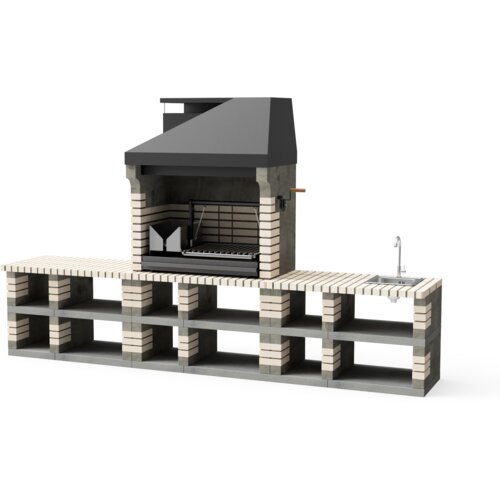 Movelar Pan American + Modul - delovni pult + Modul - umivalnik s pipo - bež Cene