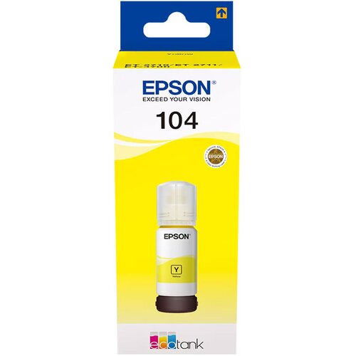 Epson Črnilo 104 (C13T00P440) (rumena), original Cene