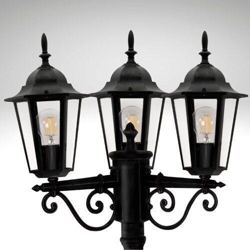  Spolja&amp;scaron;nja lampa 3xE27/20W/230V IP43 2,58 m crna Slike