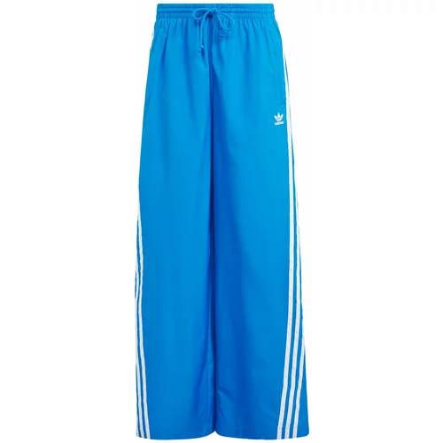 Adidas Športne hlače 'Adilenium' azur / bela