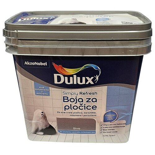 DULUX Temeljna boja za pločice Simply Refresh (Sive boje, 0,75 ml) Cijene