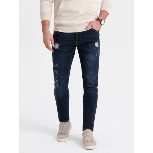 Ombre Men&amp;#039;s jeans SKINNY FIT Slike