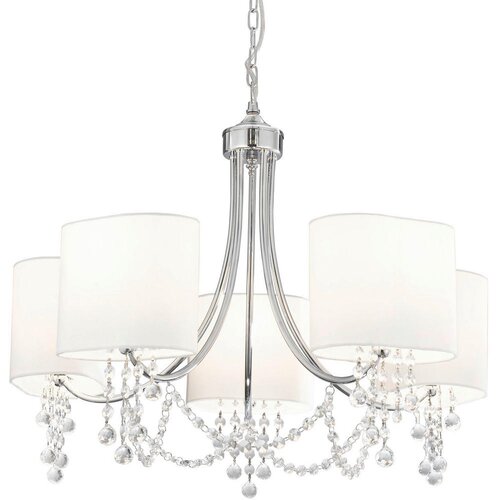 XXXL Searchlight 1055-5CC - Kri&scaron;talni luster na lancu NINA 5xE14/60W/230V Cene