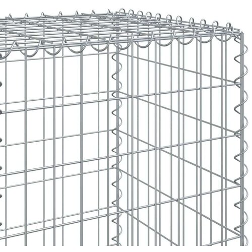 VidaXL Gabionska ko&amp;scaron;ara s poklopcem 1200x50x150 cm pocinčano željezo Slike