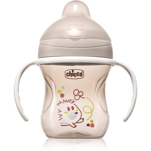 Chicco Training Cup 6m+ šalica za učenje pijenja s ručkama Grey 200 ml Cijene